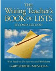 book of lists - writing